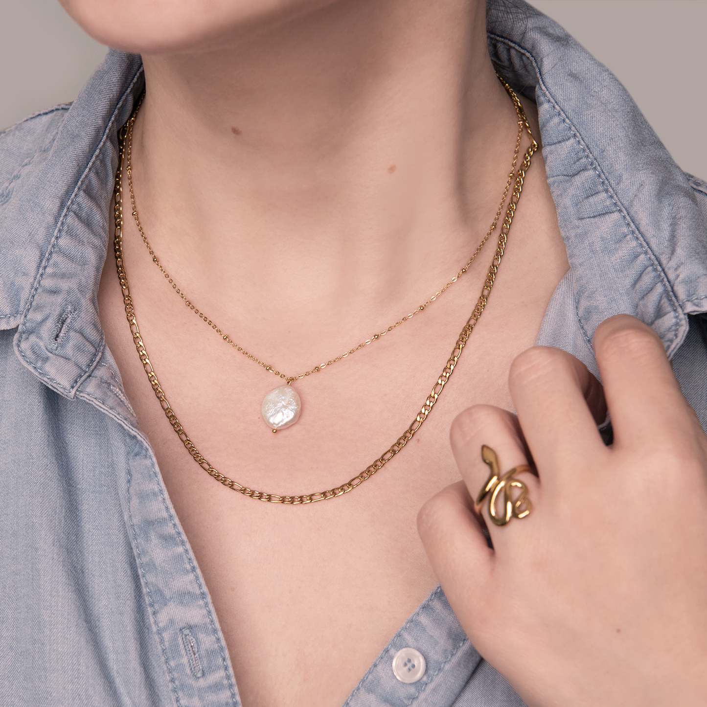 Collier "Figaro"