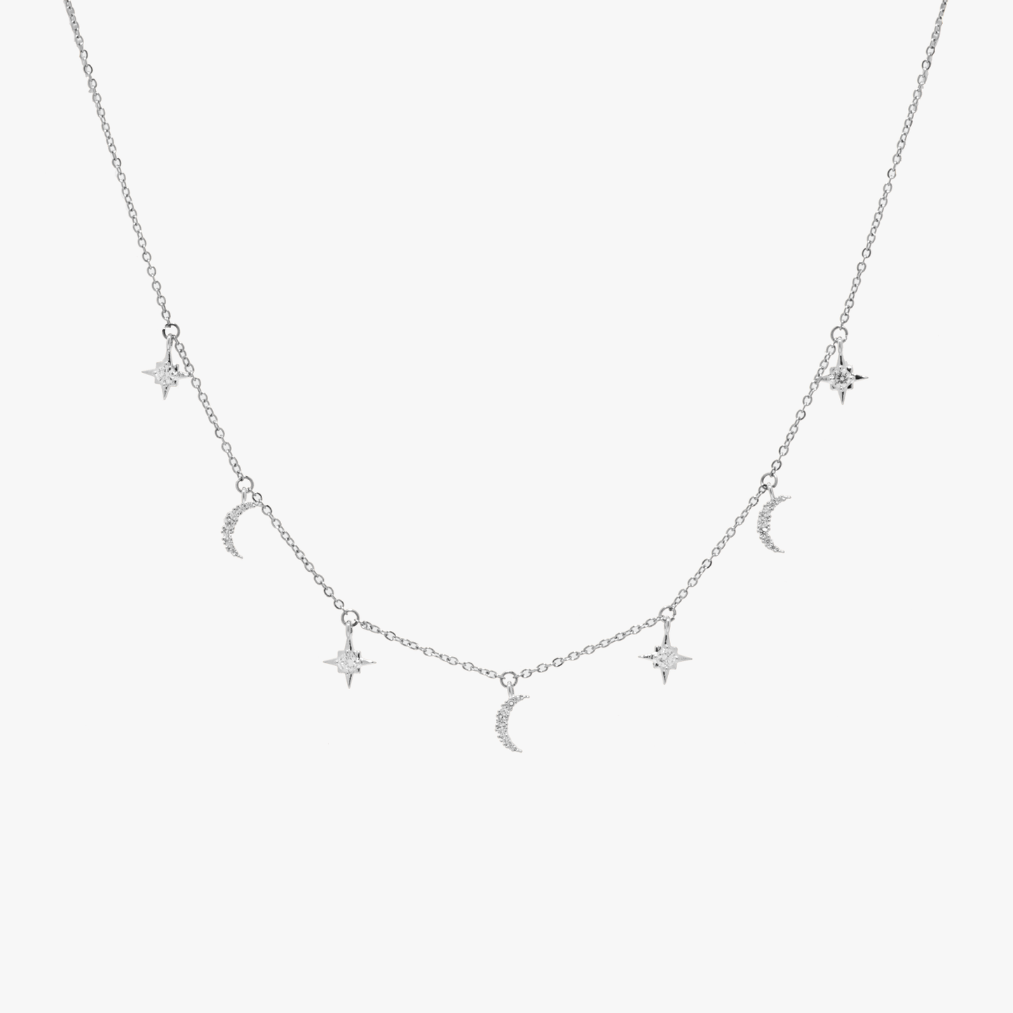 Produktfoto Collier "Moons & Stars" - Halskette im Shop von COPARIE.